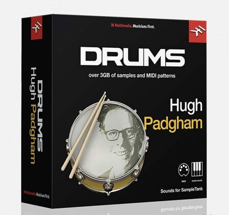 IK Multimedia Hugh Padgham Drums SampleTank